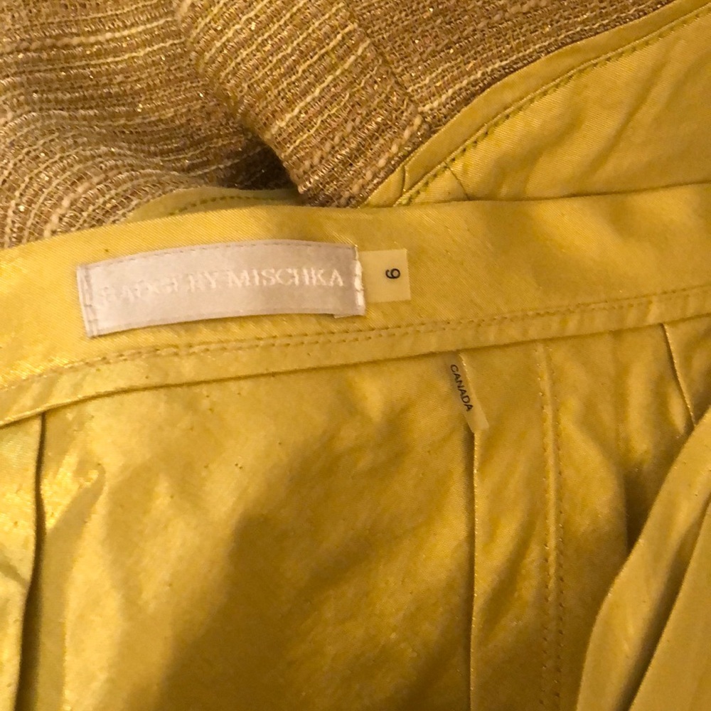 Badgley Mischka gold skirt set M - Picture 12 of 12